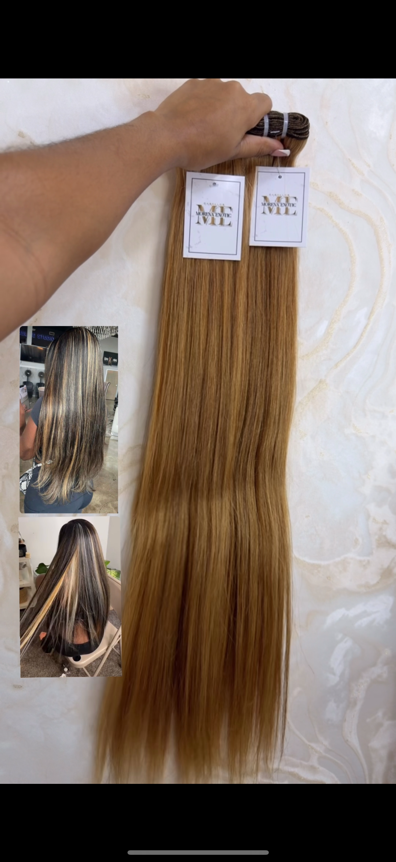 100 gramos Cabello largo 26