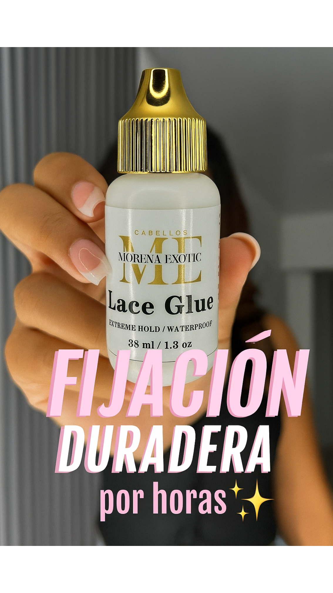 Pegamento de pelucas y frontales