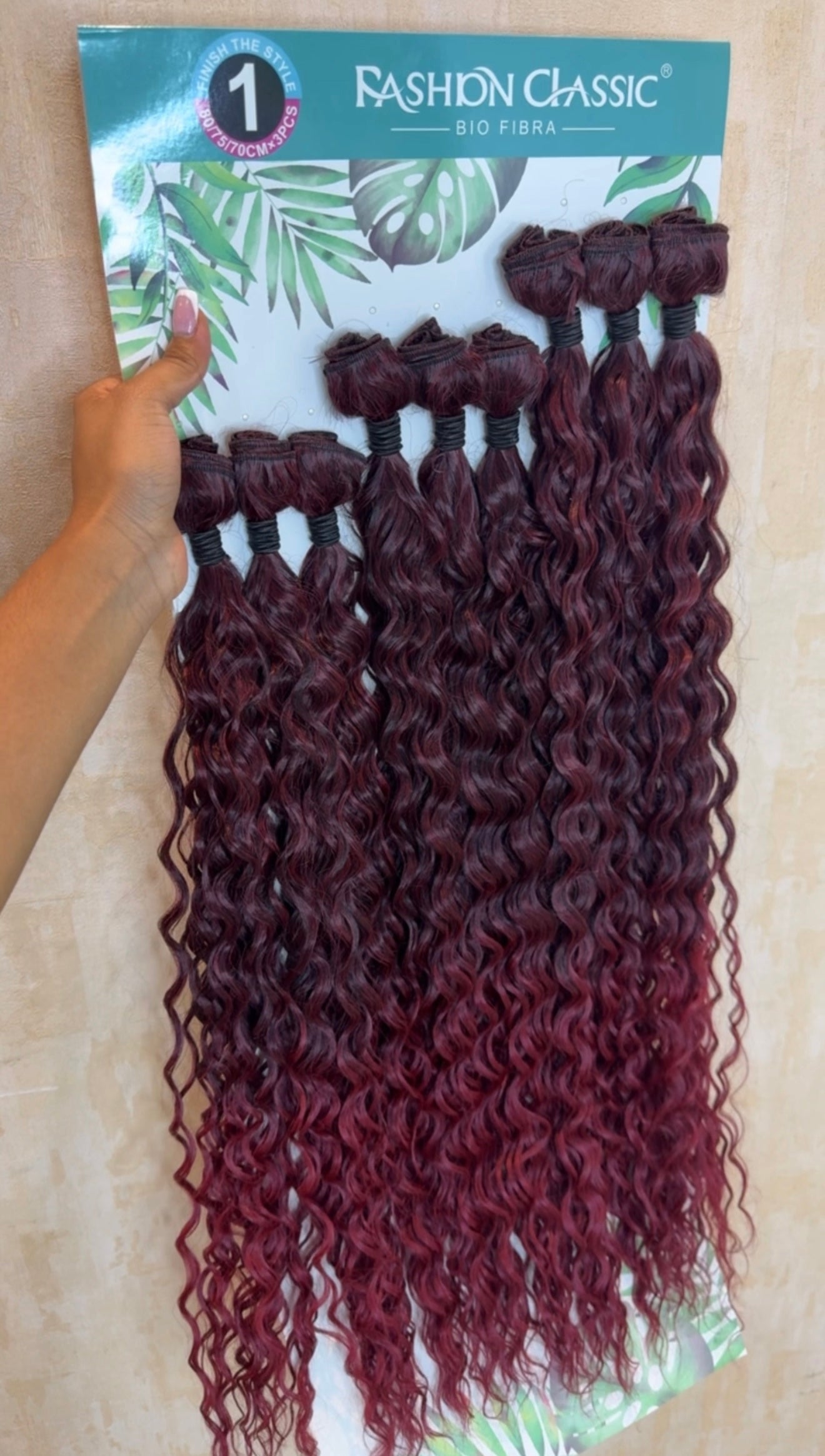 Extensiones fibra orgánica