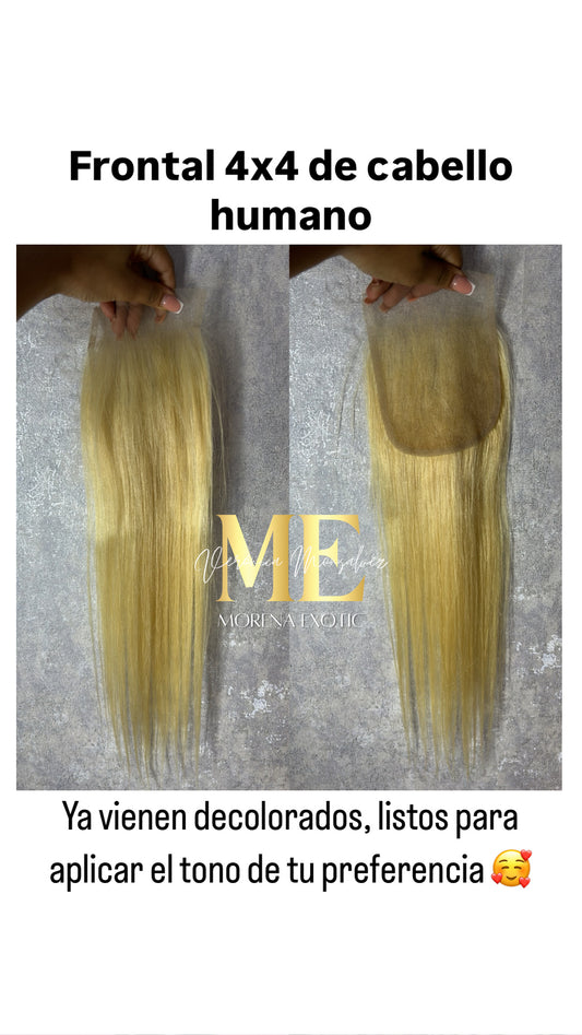 Frontal humano decolorado