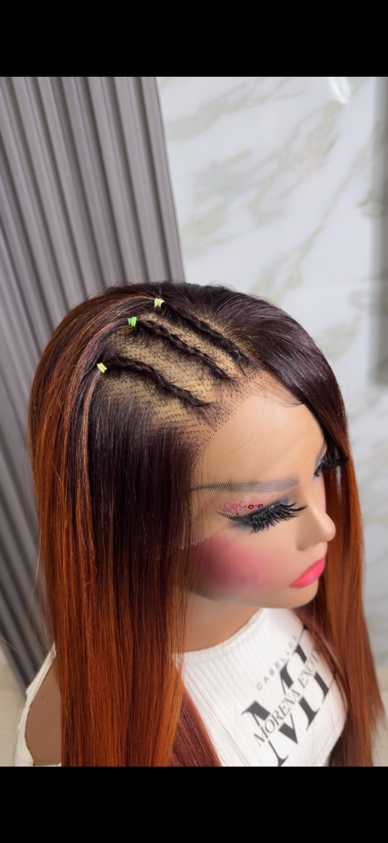 Peluca realista frontal 13x7