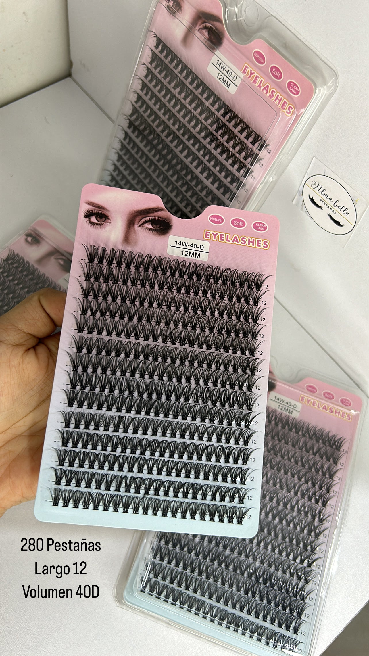 Pestañas punto a punto