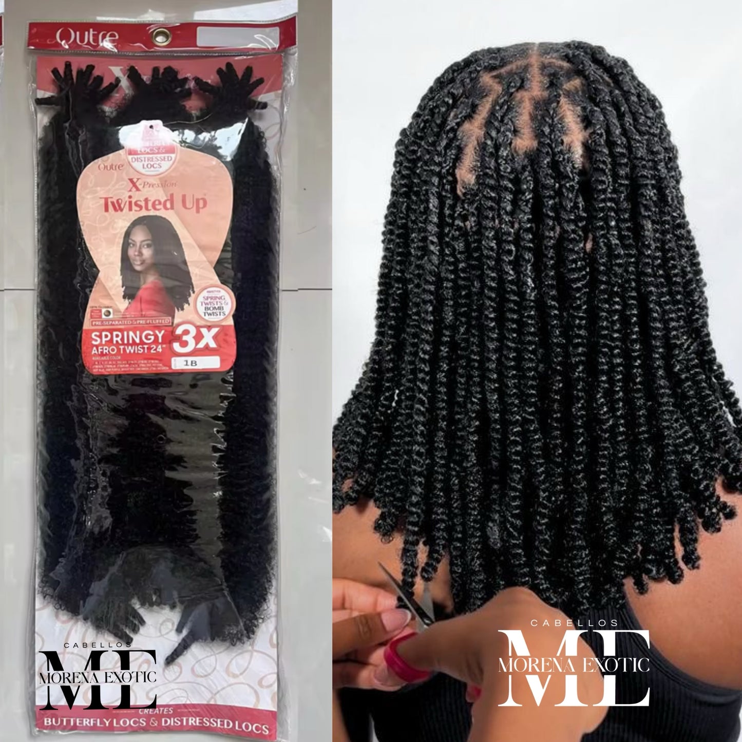 Cabello kinky largo “24