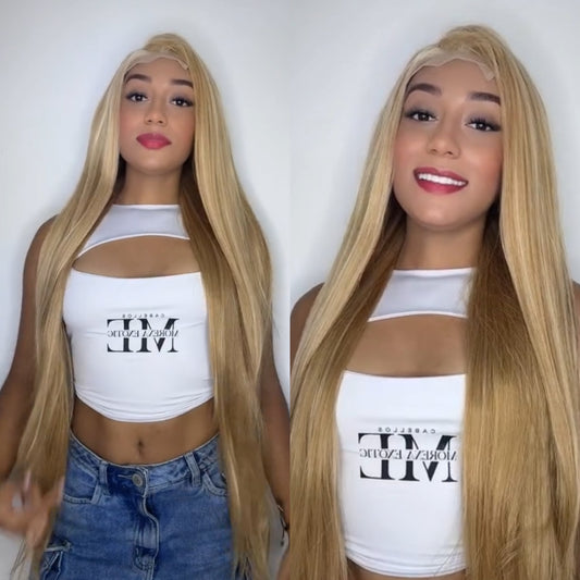 Peluca largo 36 frontal 4x4