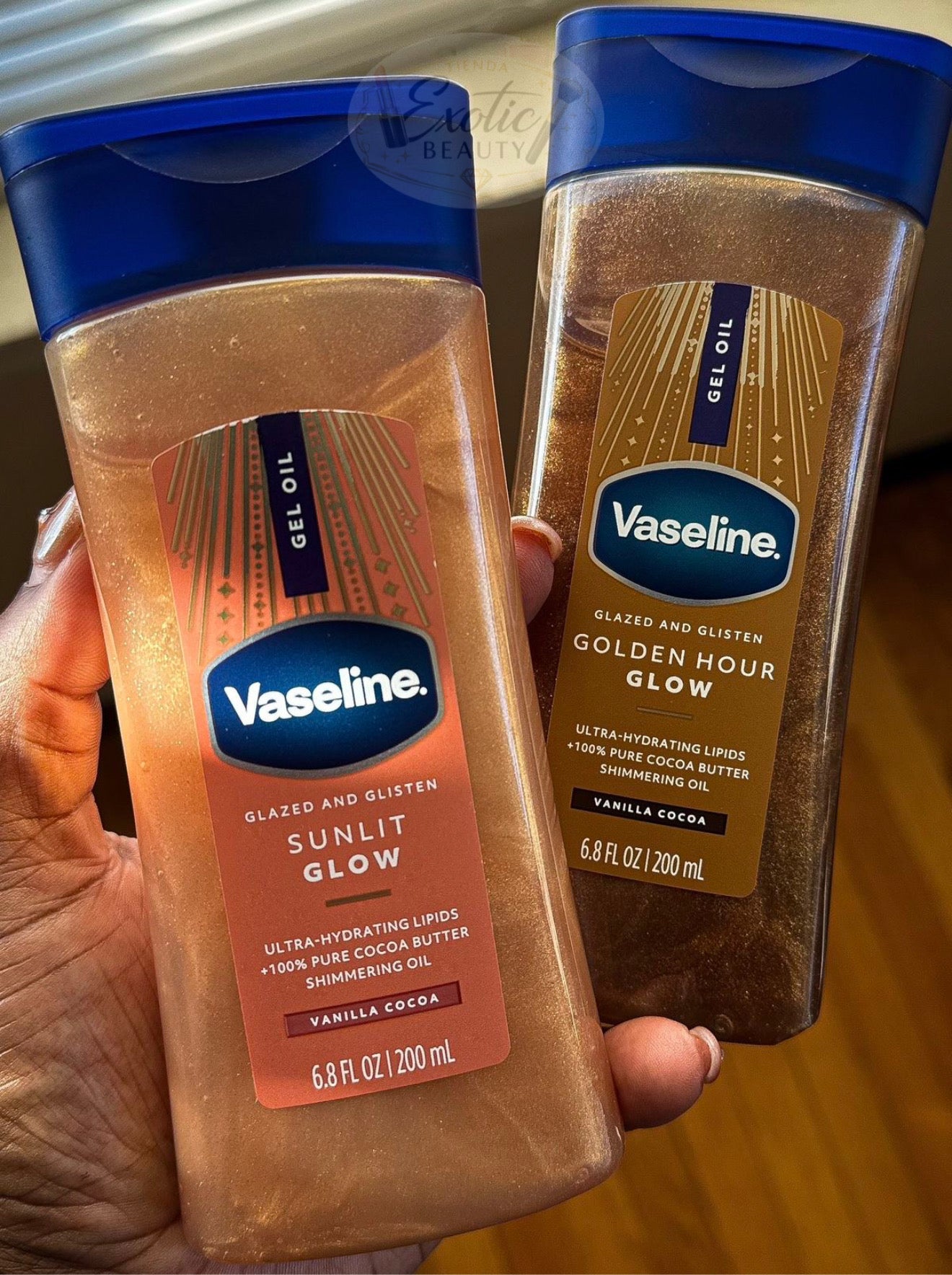 Vaseline con destellos
