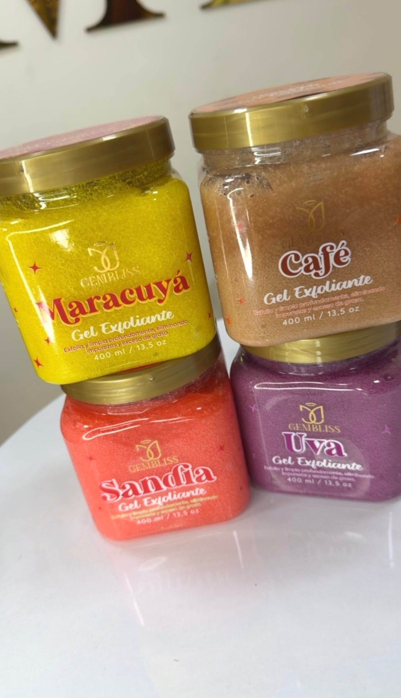 Gel exfoliante 🍇🍉🛀