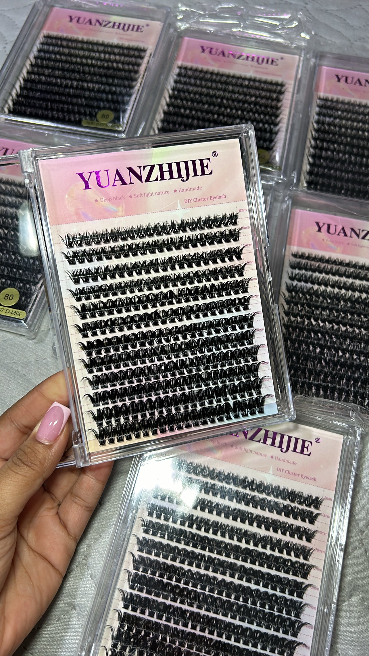 Pestañas punto a punto