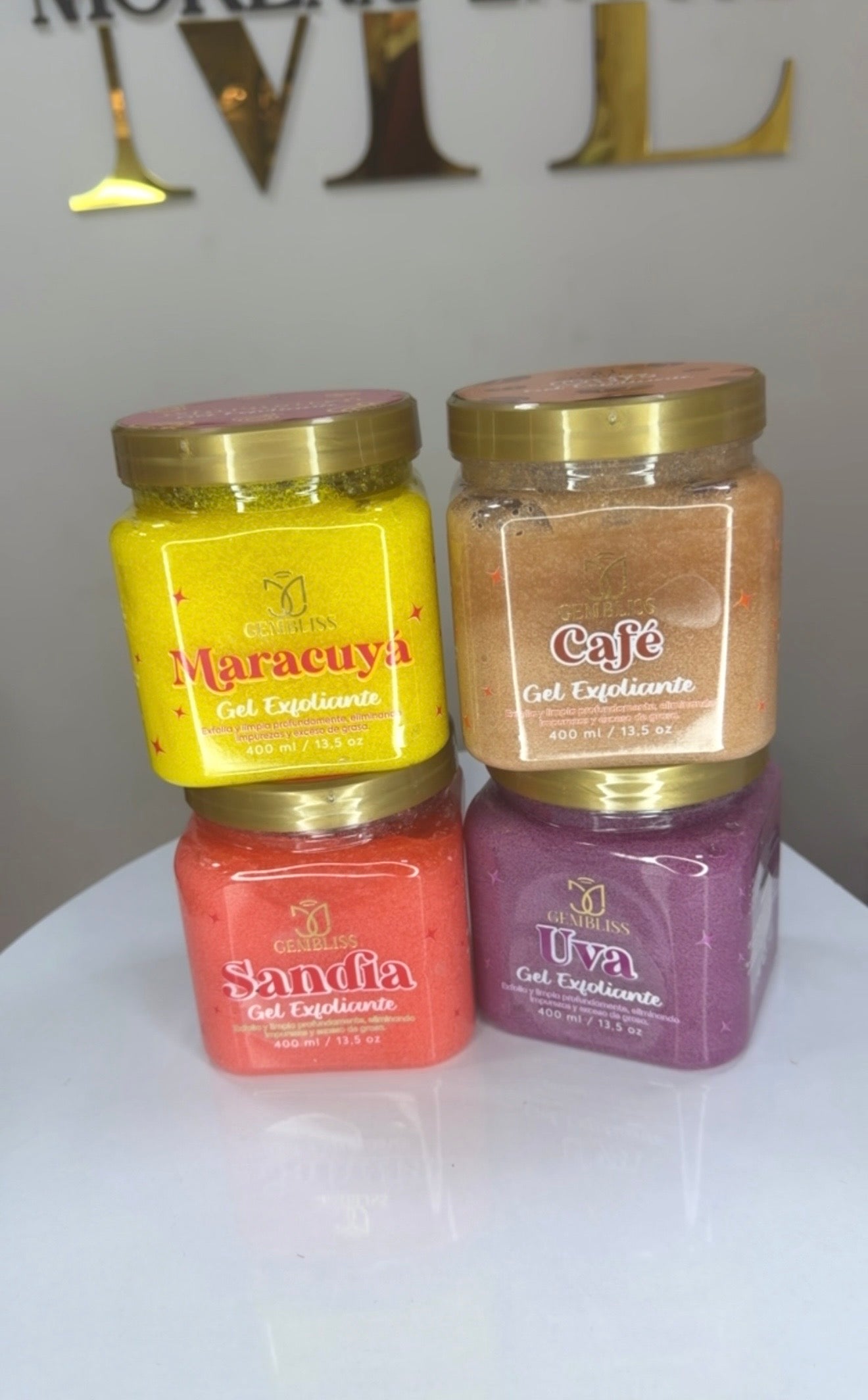 Gel exfoliante 🍇🍉🛀