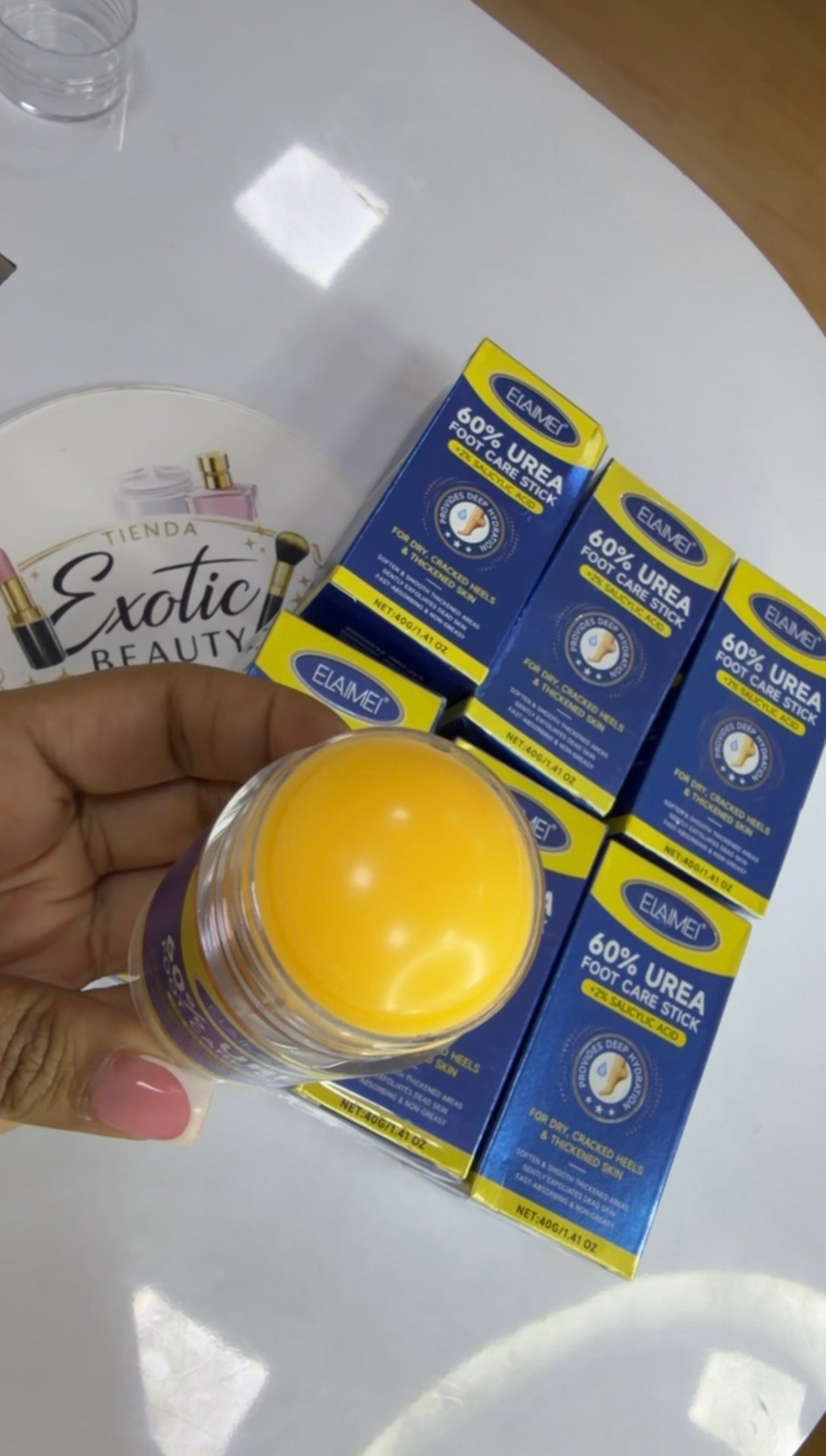 Barra Reparadora para Talones Agrietados – Urea 60% ✨
🦶🏽