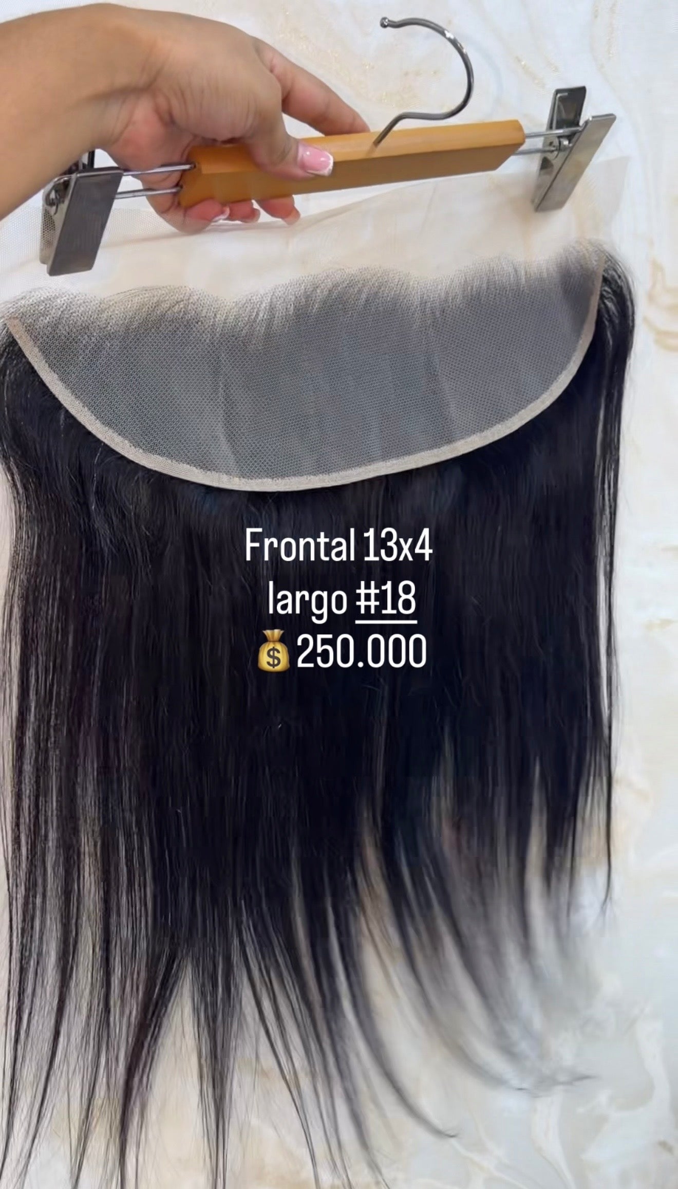 13x4 Largo #18 Cabello Natural y Malla normal