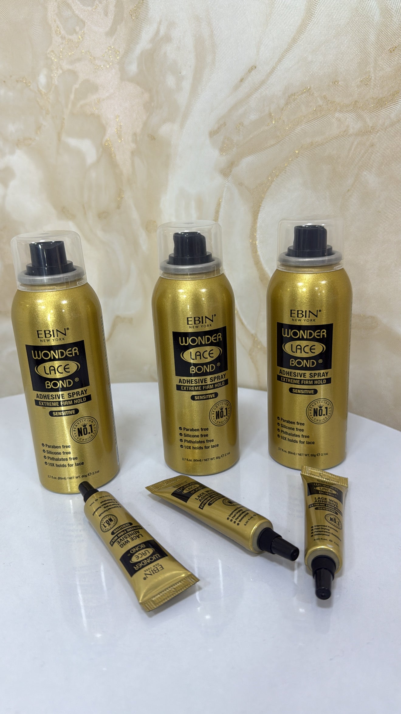 Pegamento piel sensible spray + adhesivo