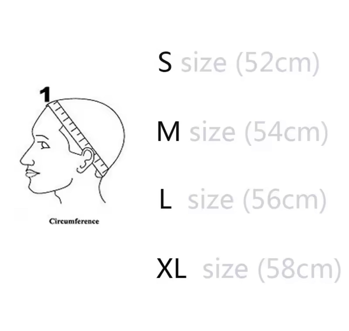 Gorro para realizar pelucas 4x4 talla M