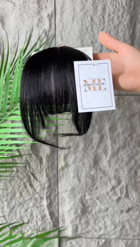 Flequillos cabello natural