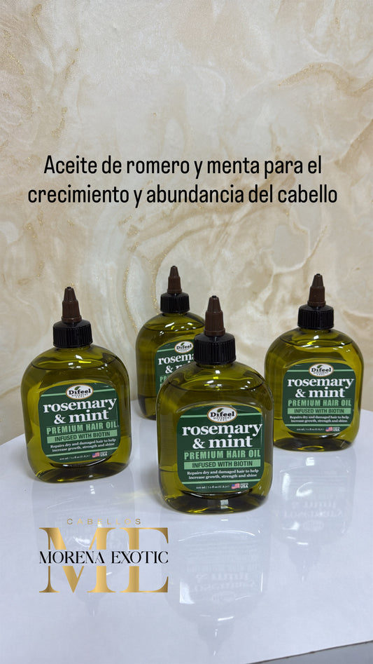 Aceite de romero, menta y biotina
